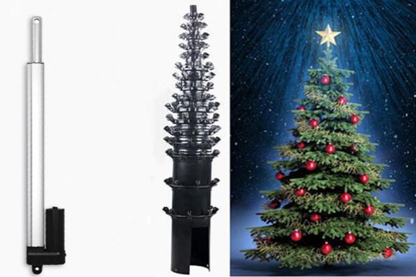 Sapin de Noël motorisé
