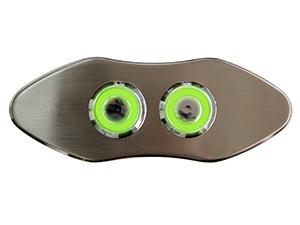 Bouton poussoir lumineux double TS6